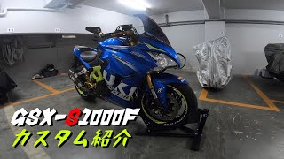 【モトブログ】GSX-S1000F カスタム紹介