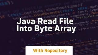 java read file into byte array