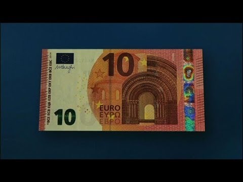Ecb Reveals New 10 Euro Notes Featuring Mythical God Europa Youtube