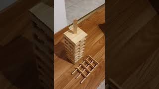 how  to  build  a  plank town with  kapla  blocks #shorts