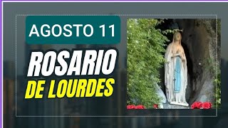 ⚘️🌿💐 ROSARIO DE LOURDES PARA HOY DOMINGO 11 DE AGOSTO 2024. MISTERIOS GLORIOSOS 🌿💐