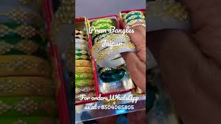 Prem Bangles rajputi kundan work crystal bangles