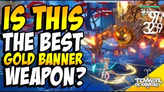 Is THIS the BEST GOLD BANNER Weapon?! | Tower of Fantasy Gameplay PS5 #tof #toweroffantasy