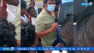 SHOCKING : CAR விபத்தில் சிக்கிய Jiiva.. 😡 Angry Reply To A Fan Asking For Selfie | Actor Jeeva