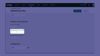 Strigo Tip - how to create an on-demand course