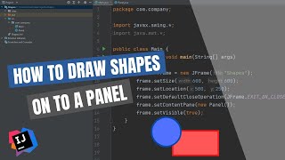 How To DRAW 2D SHAPES inside Java JFrame (Java GUI)