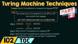 Turing Machine Programming Techniques (Part 2)
