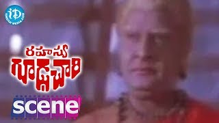 Rahasya Gudachari Movie Scenes - Satyanarayana Warns Krishna And Team To Come Out From Rocket