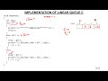 3- Implementation of Linear Queue using C.