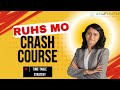 RUHS MO exam strategy and crash course details  | Dr. Nikita Nanwani |  Medsynapse app