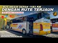 PACITAN - PEKANBARU NAIK HINO AK MESIN DEPAN TRAYEK TERJAUH DI INDONESIA🔥‼️ Trip Po Aneka Jaya AJ 71