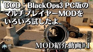 【BO3:MOD紹介】PC版BO3のMODを色々やってみたよ！