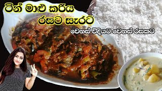 canned fish spicy curry srilanka style|සැමන්/ටින් මාළු කරියක් රසට සැරට ඉක්මනින්'sandu kitchen