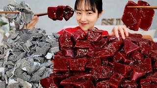 간만에 싱싱한 소 생간 천엽 먹방🩸 아삭아삭 리얼사운드 Raw Beef Liver MUKBANG ASMR