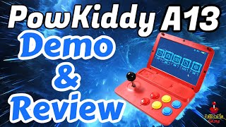 PowKiddy A13 Handheld Console Review \u0026 Demo - RetroPie Guy Portable Arcade Video Game Console Review