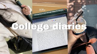 [대학생 VLOG] 개강 첫 날 브이로그📚🏫 , 4학년, 6시 기상, 갓생살기, 인하대 브이로그