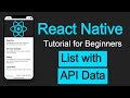 React Native tutorial #56 List with API data