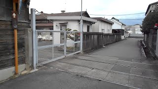 矢橋石材工業専用線　廃線跡　　西濃鉄道　美濃赤坂駅付近