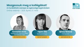 Munkáltató szerepe az egészségmegőrzésben!   Blue Colibri Webinárok