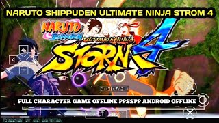 Cara Extract dan Mainkan Game Naruto Shippuden Strom 4 PPSSPP Android Offline Full Character