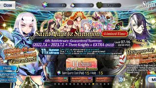 FATE GRAND ORDER 6TH ANNIVERSARY GSSR SUMMONS