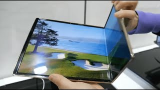 Samsung Foldable OLED Displays at MWC 2023 #mwc23