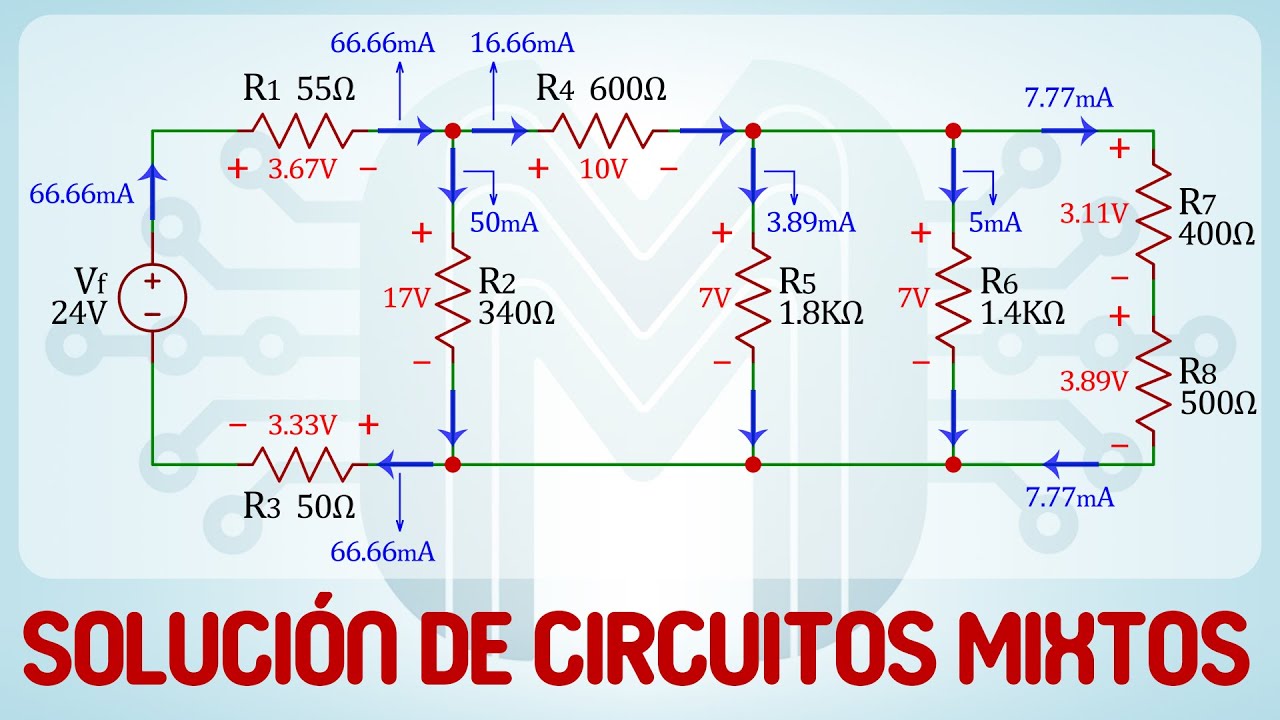 Cómo Solucionar Circuitos Mixtos | Teoría Básica - YouTube