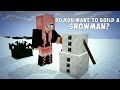 Do you Want To Build a Snowman? (Minecraft Animation)