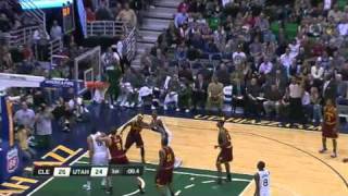 Earl Watson knocks down the deep three pointer at the buzzer (11/1/12) lebron