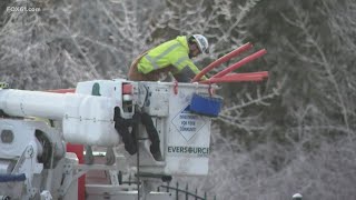 Crews continue working to get power back on in homes across the state after winter storm