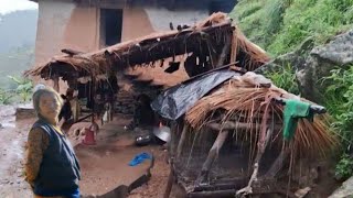 very relaxing and peaceful nepali mountain village life || hari rokaya village| nepali village life