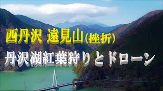 西丹沢 遠見山は挫折 で紅葉狩りの丹沢湖