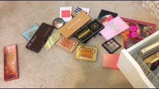 My Eyeshadow + Face Palette Collection | 2018