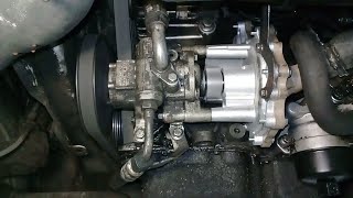 Пежо Boxer,Ford Tranzit двигатель 2.2 TDCI,P8FA замена водяной помпы.