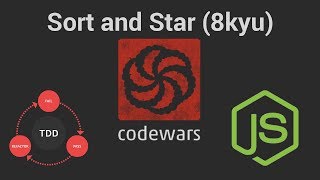 Codewars: Sort and Star (8 kyu) TDD in JavaScript