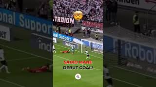 Sadio Mane's FIRST goal for Bayern! 🤯🔥 #shorts #viralshorts #football #fyp