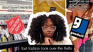 Thrift Stores have basically become Shein stores now.