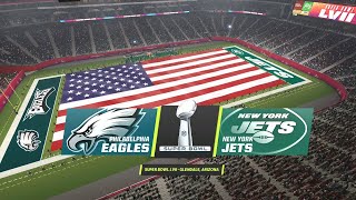 Madden NFL 23 - Philadelphia Eagles Vs New York Jets SuperBowl 58 Prediction PS5 (Madden 24 Rosters)