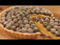 甘くてもさっぱり☆ブルーベリータルト~ blueberry custard tarte ~