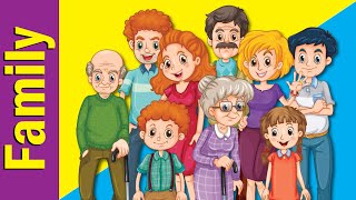 Learn Family Members in English | Family Vocabulary | Fun Kids English