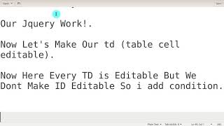 PHP Live Edit Table Part 3