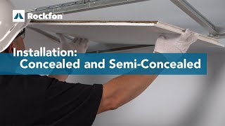 Installation Guide: Rockfon Concealed & Semi-Concealed Stone Wool Tiles & Panels