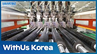 [SmartBiz Accelerators] WithUs Korea, taking a leading position in the global cloth tape market