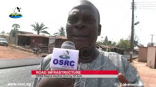 Ondo government begins asphalt overlay of Aule road