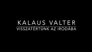 Kalaus Valter VLK Cresa Amcham előadás visszatértünk az irodába