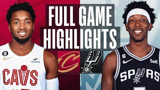 CAVALIERS at SPURS | NBA FULL GAME HIGHLIGHTS | December 12, 2022