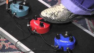 Dunlop Mini Fuzzface demo ALL 3 of them!  Hendrix Germanium Silicon