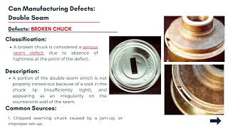 CAN DEFECTS | THERMAL PROCESSING