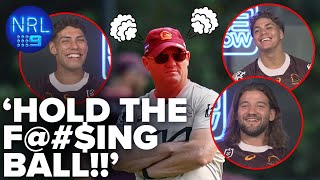 Funny Brisbane Broncos' reveal who makes Kevin Walters FURIOUS🤬| NRL on Nine