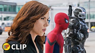 Team Cap vs Team Iron Man - Airport Battle Part 2 | Captain America Civil War (2016) IMAX Movie Clip